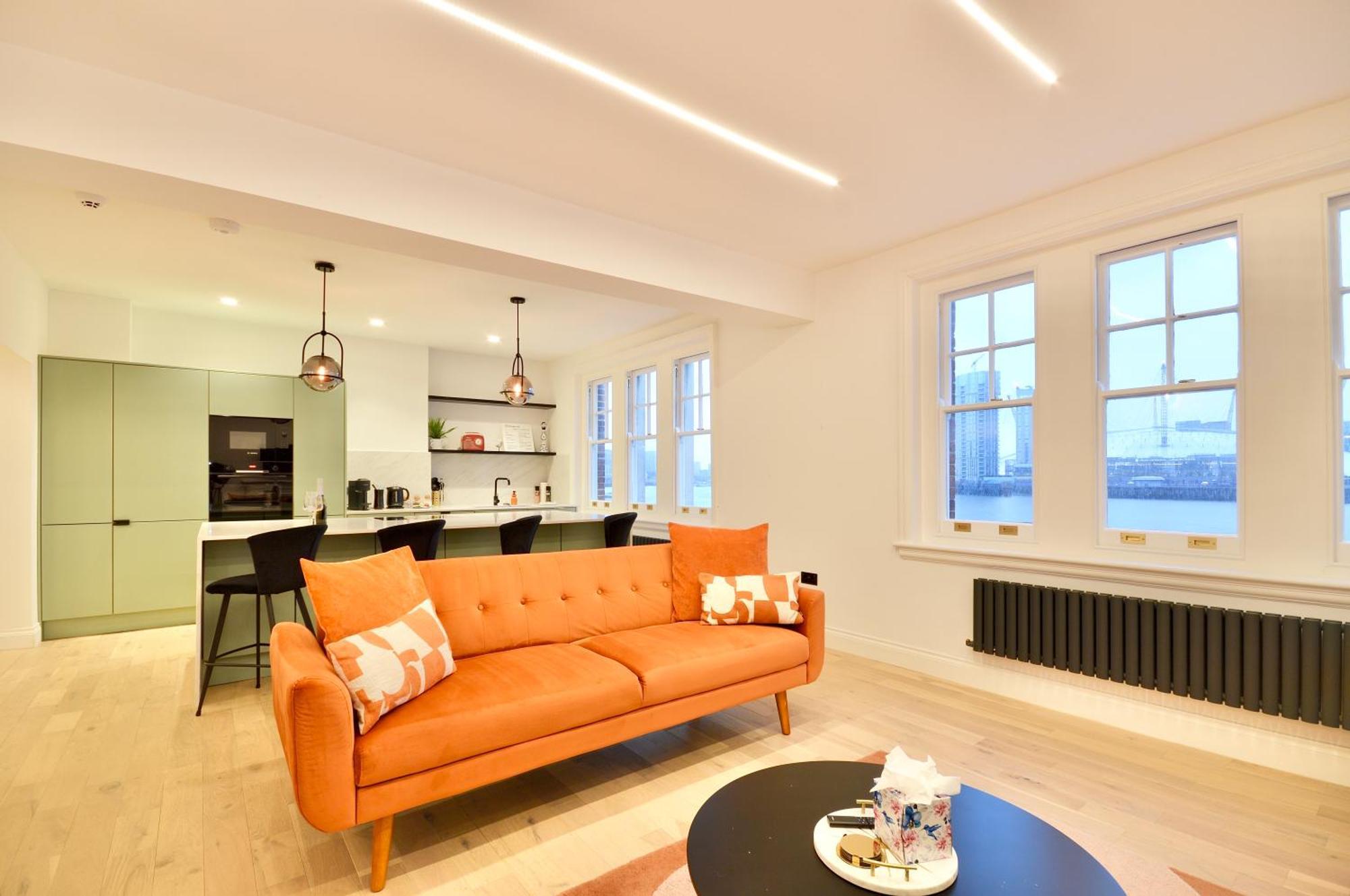 Newly Refurbished W/ River Views Londra Esterno foto